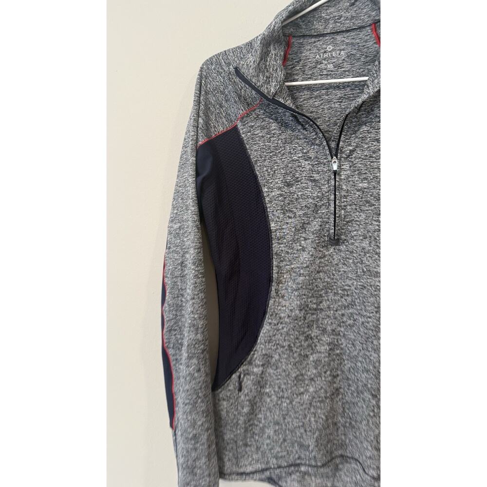 Athleta Women's Colorblock Running Wild Half Zip Pullover Jacket Size Small 2698 - Picture 4 of 11